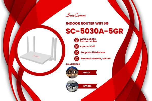 SC-5030A-5GR: High-Speed 5G & WiFi 6 Router