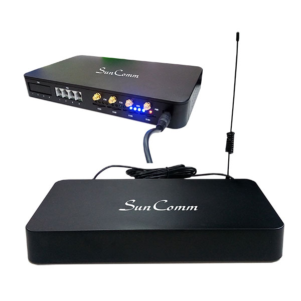 SunComm SCG-4Q-3G 3G WCDMA Fixed Wireless Terminal (FWT) with 4SIM, 2 x RJ-11 for 3G - Analog network connection, Alarm system, CE