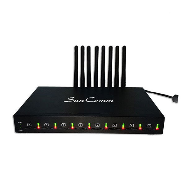 SunComm SC-0895-3G Terminal VoIP WCDMA 3G/passerelle VoIP 3G 4 SIM/8 SIM (couvrant 3G 2G)