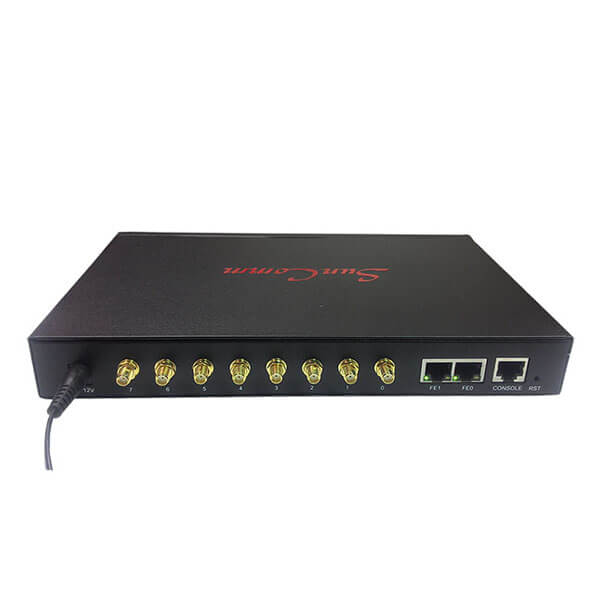 4G LTE VoIP Terminal / 4G SIP Gateway 8 SIM, 8 channels 8 channels for European & Asian market