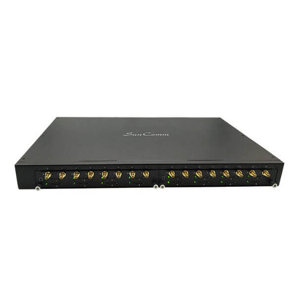 SunComm SC-1695-4G 4G LTE VoIP Terminal / 4G VoIP Gateway 16 SIM for 4G – SIP conversion, Call Center device, (covering 4G 3G 2G) VoLTE