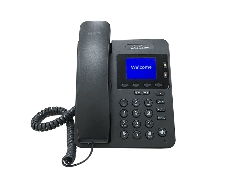 Telefone de mesa IP com 2SIP, PoE
